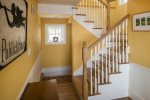 Stairway leading to the second floor.